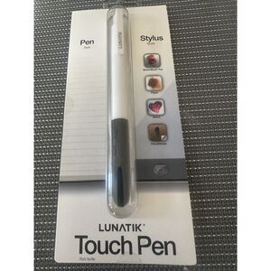 NIB LUNATIK Alloy Stylus Touch Ink Pen White 2012 for Ipad- Iphone